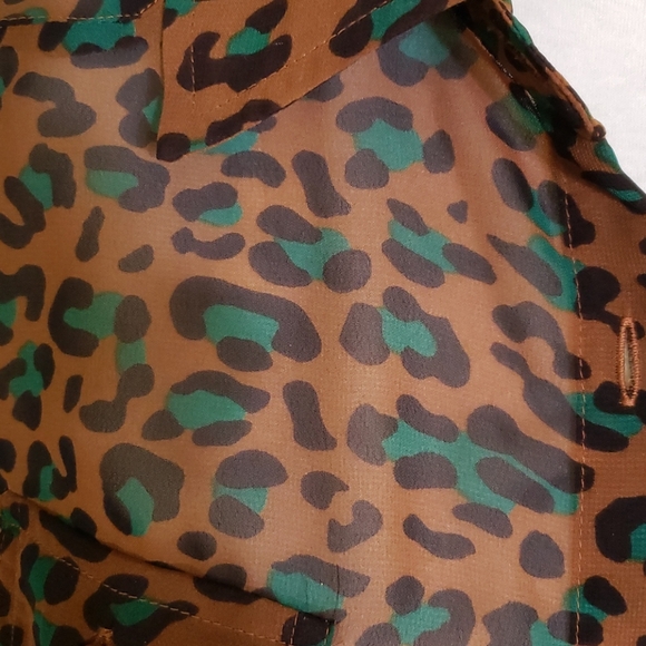 Mine...Sheer, leopard print shirt - Picture 5 of 13